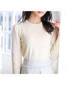 【フェルゥ/Feroux】の【洗える】パワショル ニットプルオーバー 人気、トレンドファッション・服の通販 founy(ファニー) ファッション Fashion レディースファッション WOMEN トップス・カットソー Tops/Tshirt ニット Knit Tops プルオーバー Pullover インナー Inner シンプル Simple ストレッチ Stretch スリーブ Sleeve セーター Sweater フェミニン Feminine ベーシック Basic 洗える Washable A/W・秋冬 Aw・Autumn/Winter・Fw・Fall-Winter thumbnail アイボリー系|ID: prp329100004539950 ipo3291000000032156550