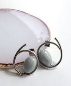 【ティアクラッセ/Tiaclasse】のカラーアクリル+フープピアス シルバーグレー|ID: prp329100004540090 ipo3291000000032969305