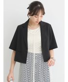 【アースミュージックアンドエコロジー/earth music&ecology】のショートジャケット 人気、トレンドファッション・服の通販 founy(ファニー) ファッション Fashion レディースファッション WOMEN アウター Coat Outerwear ジャケット Jackets おすすめ Recommend ショート Short ジャケット Jacket トレンド Trend バランス Balance ベーシック Basic ポケット Pocket ワイド Wide 今季 This Season 半袖 Short Sleeve thumbnail Black|ID: prp329100004540093 ipo3291000000032274508