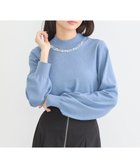 【アースミュージックアンドエコロジー/earth music&ecology】のパール&ビジューハイネックプルオーバー 人気、トレンドファッション・服の通販 founy(ファニー) ファッション Fashion レディースファッション WOMEN トップス・カットソー Tops/Tshirt ニット Knit Tops プルオーバー Pullover おすすめ Recommend セーター Sweater デニム Denim ネックレス Necklace ハイネック High Neck パール Pearl フィット Fit ボトム Bottom ポケット Pocket A/W・秋冬 Aw・Autumn/Winter・Fw・Fall-Winter thumbnail Blue|ID: prp329100004540110 ipo3291000000032078868