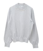 【アースミュージックアンドエコロジー/earth music&ecology】のパール&ビジューハイネックプルオーバー 人気、トレンドファッション・服の通販 founy(ファニー) ファッション Fashion レディースファッション WOMEN トップス・カットソー Tops/Tshirt ニット Knit Tops プルオーバー Pullover おすすめ Recommend セーター Sweater デニム Denim ネックレス Necklace ハイネック High Neck パール Pearl フィット Fit ボトム Bottom ポケット Pocket A/W・秋冬 Aw・Autumn/Winter・Fw・Fall-Winter thumbnail Light Gray Mixture|ID: prp329100004540110 ipo3291000000032078873
