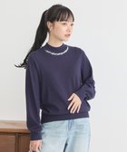 【アースミュージックアンドエコロジー/earth music&ecology】のパール&ビジューハイネックプルオーバー 人気、トレンドファッション・服の通販 founy(ファニー) ファッション Fashion レディースファッション WOMEN トップス・カットソー Tops/Tshirt ニット Knit Tops プルオーバー Pullover おすすめ Recommend セーター Sweater デニム Denim ネックレス Necklace ハイネック High Neck パール Pearl フィット Fit ボトム Bottom ポケット Pocket A/W・秋冬 Aw・Autumn/Winter・Fw・Fall-Winter thumbnail Navy|ID: prp329100004540110 ipo3291000000032078875