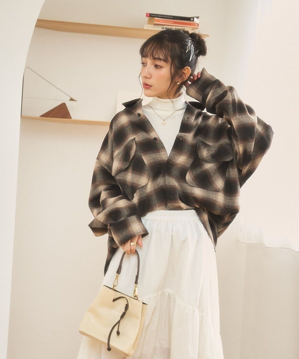 【ウィゴー/WEGO】の【ユニセックス着用ITEM/SMLサイズ展開】チェックネルシャツ インテリア・キッズ・メンズ・レディースファッション・服の通販 founy(ファニー) 　ファッション　Fashion　レディースファッション　WOMEN　トップス・カットソー　Tops/Tshirt　シャツ/ブラウス　Shirts/Blouses　春　Spring　秋　Autumn/Fall　カーゴパンツ　Cargo Pants　カーディガン　Cardigan　コンパクト　Compact　ショート　Short　シンプル　Simple　スマホ　Smartphone　チェック　Check　デニム　Denim　トレンド　Trend　定番　Standard　羽織　Haori　A/W・秋冬　Aw・Autumn/Winter・Fw・Fall-Winter　おすすめ　Recommend　夏　Summer　柄3|ID: prp329100004540137 ipo3291000000032078994