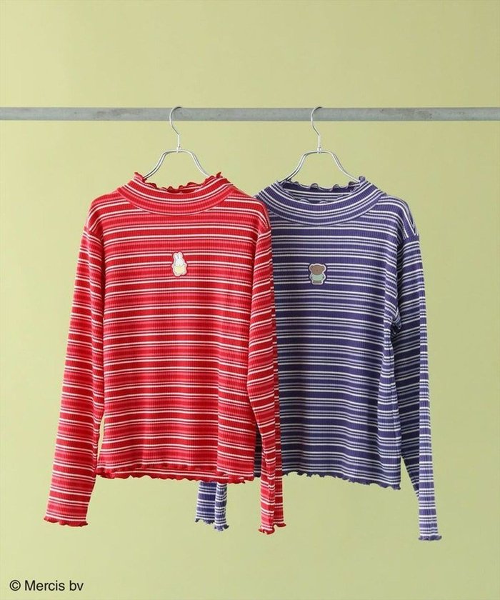 【グリーンパークス/Green Parks】のMiffy/マルチボーダープルオーバー インテリア・キッズ・メンズ・レディースファッション・服の通販 founy(ファニー) https://founy.com/ ファッション Fashion レディースファッション WOMEN トップス・カットソー Tops/Tshirt シャツ/ブラウス Shirts/Blouses ロング / Tシャツ T-Shirts プルオーバー Pullover カットソー Cut and Sewn インナー Inner カットソー Cut And Sew ジャケット Jacket ストレッチ Stretch フィット Fit フェミニン Feminine フロント Front ブルゾン Blouson モチーフ Motif A/W・秋冬 Aw・Autumn/Winter・Fw・Fall-Winter |ID: prp329100004540143 ipo3291000000032079039