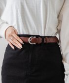 【ウィゴー/WEGO】のリングバックルベルト ブラウン|ID: prp329100004540193 ipo3291000000032079323