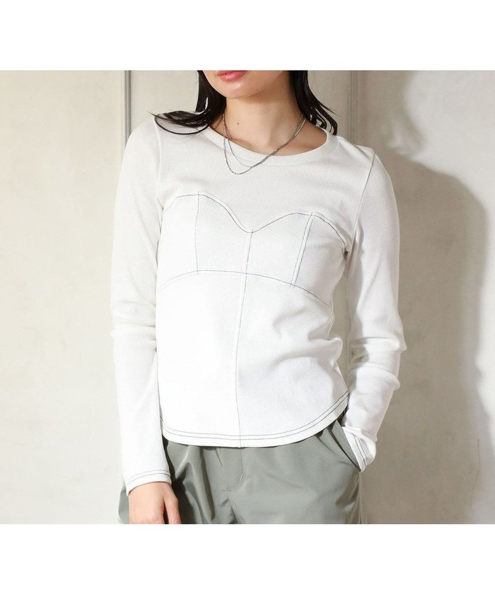 【グリーンパークス/Green Parks】の・SUGAR SPOON ビスチェラインリブロンTEE インテリア・キッズ・メンズ・レディースファッション・服の通販 founy(ファニー) https://founy.com/ ファッション Fashion レディースファッション WOMEN トップス・カットソー Tops/Tshirt シャツ/ブラウス Shirts/Blouses ロング / Tシャツ T-Shirts カットソー Cut and Sewn ビスチェ Bustier おすすめ Recommend カットソー Cut And Sew スリーブ Sleeve ヘムライン Hemline ボトム Bottom ポケット Pocket ロング Long 夏 Summer 春 Spring S/S・春夏 Ss・Spring/Summer |ID: prp329100004540205 ipo3291000000032079387
