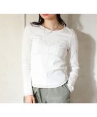 【グリーンパークス/Green Parks】の・SUGAR SPOON ビスチェラインリブロンTEE Off White|ID: prp329100004540205 ipo3291000000032079389