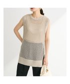 【グリーンパークス/Green Parks】のスパンコールニットベスト Gray Beige|ID: prp329100004540218 ipo3291000000032079455