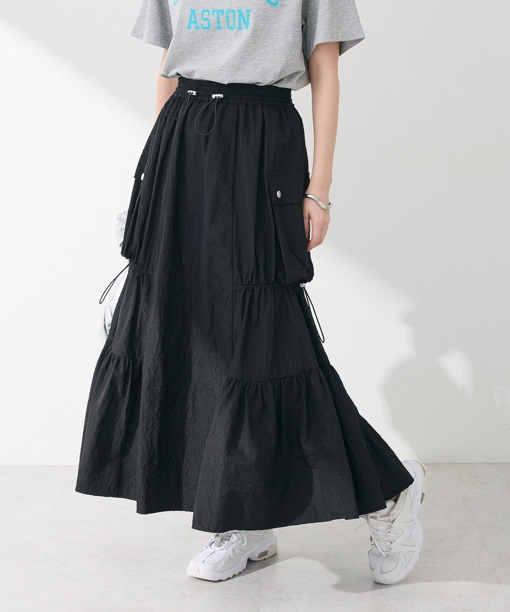 【グリーンパークス/Green Parks】の・SUGAR SPOON ドロストティアードスカート 人気、トレンドファッション・服の通販 founy(ファニー) 　ファッション　Fashion　レディースファッション　WOMEN　スカート　Skirt　ティアードスカート　Tiered Skirts　おすすめ　Recommend　フェミニン　Feminine　ポケット　Pocket　夏　Summer　春　Spring　S/S・春夏　Ss・Spring/Summer　 other-1|ID: prp329100004540246 ipo3291000000032079624