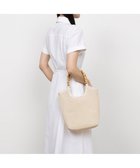 【アンビリオン/UNBILLION】のカシュカシュ cachecache / 雑材風バンブーハンドル手提げトート アイボリー|ID: prp329100004540263 ipo3291000000032584952