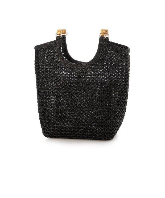 【アンビリオン/UNBILLION】のカシュカシュ cachecache / 雑材風バンブーハンドル手提げトート インテリア・キッズ・メンズ・レディースファッション・服の通販 founy(ファニー) https://founy.com/ ファッション Fashion レディースファッション Fashion for Women バッグ Bags カラフル Colorful Design 財布 Wallet, Purse ハンド Hand, Handmade ポケット Pocket, Pocket Detail ミックス Mix, Mixed Style メッシュ Mesh, Net Fabric モチーフ Motif, Design Theme 再入荷 Restock / Back in Stock |ID: prp329100004540263 ipo3291000000033536666
