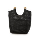 【アンビリオン/UNBILLION】のカシュカシュ cachecache / 雑材風バンブーハンドル手提げトート ブラック|ID: prp329100004540263 ipo3291000000033536667