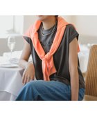 【エニィファム/any FAM】の【洗濯機可/接触冷感】グリッタープリントロゴTシャツ チャコール|ID: prp329100004540276 ipo3291000000032297892