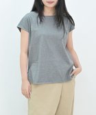【トック/TOQUE】の25SS新作〈大草直子さんアドバイザー〉【洗える/天然素材】スーピマコットンスムースフレンチノースリーブトップス グレー|ID: prp329100004540307 ipo3291000000032730210
