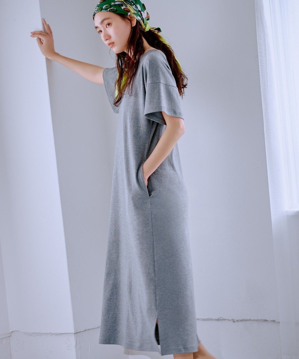 【トック/TOQUE】の25SS新作〈大草直子さんアドバイザー〉【洗える/天然素材】スーピマコットン半袖ロングワンピース 人気、トレンドファッション・服の通販 founy(ファニー) 　ファッション　Fashion　レディースファッション　Ladies' Fashion Online　ワンピース　Dress　春　Spring　洗える　Washable　カシミヤ　Cashmere　カットソー　Cut And Sew　サンダル　Sandals　シューズ　Shoes　スニーカー　Sneakers　ドレス　Dress　定番　Standard　なめらか　Smooth　半袖　Short Sleeve　ロング　Long　S/S・春夏　Ss・Spring/Summer　夏　Summer　エレガント 上品　Elegant　ビジネス 仕事 通勤　Business　2025年　2025　2025春夏・S/S　Ss,Spring/Summer,2025　 other-1|ID: prp329100004540309 ipo3291000000032584176