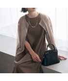 【自由区/JIYU-KU】の【WEB限定・洗える】シアーカーデ×ジャージードレス セット モカ×モカ|ID: prp329100004540332 ipo3291000000032481568