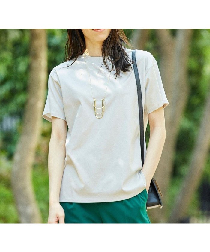 【カシヤマ/KASHIYAMA】の【抗菌消臭】クレンゼ Teeシャツ インテリア・キッズ・メンズ・レディースファッション・服の通販 founy(ファニー) https://founy.com/ ファッション Fashion レディースファッション WOMEN トップス・カットソー Tops/Tshirt シャツ/ブラウス Shirts/Blouses ロング / Tシャツ T-Shirts カットソー Cut and Sewn カットソー Cut And Sew シンプル Simple ジャケット Jacket スリット Slit ボトム Bottom 夏 Summer 抗菌 Antibacterial 春 Spring S/S・春夏 Ss・Spring/Summer |ID: prp329100004540339 ipo3291000000032080179