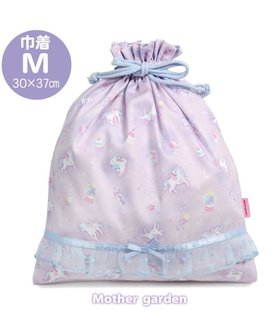 【マザーガーデン/Mother garden / KIDS】のマザーガーデン ユニコーン 巾着 大《ファンシー柄》 人気、トレンドファッション・服の通販 founy(ファニー) ファッション Fashion キッズファッション KIDS ガーデン Garden キャラクター Character パープル Purple ラベンダー Lavender 入学式 Entrance Ceremony 巾着 Purse |ID:prp329100004541345