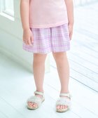 【エニファム/any FAM / KIDS】のチェック柄キュロット ラベンダー|ID: prp329100004541352 ipo3291000000032086452