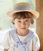 【エニファム/any FAM / KIDS】のリボン付き 3WAY カンカン帽 ベージュ|ID: prp329100004541368 ipo3291000000032086565