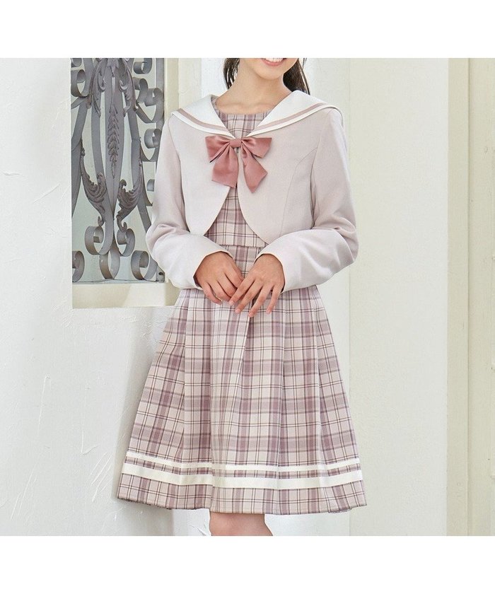 【エニファム/any FAM / KIDS】の【2点セット】セーラージャケット+チェックワンピース インテリア・キッズ・メンズ・レディースファッション・服の通販 founy(ファニー) https://founy.com/ ファッション Fashion キッズファッション KIDS ワンピース Dress/Kids ジャケット Jacket セレモニー Ceremony チェック Check ハンカチ Handkerchief ポケット Pocket リボン Ribbon エレガント 上品 Elegant 入学式 Entrance Ceremony 卒業式 Graduation Ceremony 夏 Summer 春 Spring S/S・春夏 Ss・Spring/Summer |ID: prp329100004541372 ipo3291000000032086573