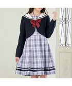 【エニファム/any FAM / KIDS】の【2点セット】セーラージャケット+チェックワンピース ネイビー|ID: prp329100004541372 ipo3291000000032086575