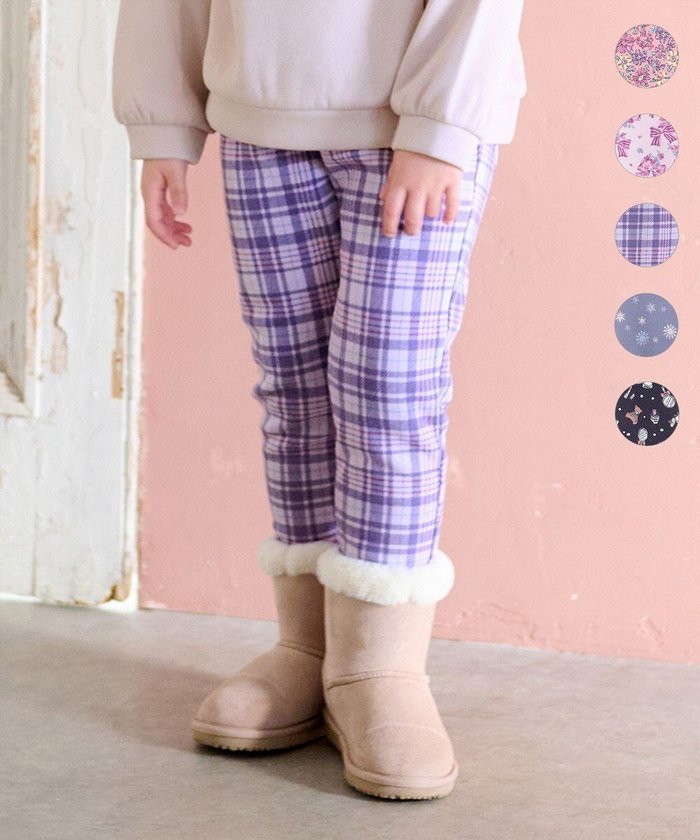 【エニィ/ANY / KIDS】の7days裏シャギー総柄パンツ インテリア・キッズ・メンズ・レディースファッション・服の通販 founy(ファニー) https://founy.com/ ファッション Fashion キッズファッション Fashion for Kids ボトムス Bottoms ストレッチ Stretch, Stretchy Fabric チェック Check, Plaid, Tartan 定番 Standard, Basic Item ポケット Pocket, Pocket Detail リボン Ribbon, Bow 冬 Winter / This Winter A/W・秋冬 Autumn/Winter おすすめ Recommended / Our Picks |ID: prp329100004541375 ipo3291000000033541349