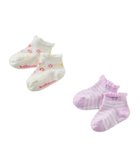 【ミキハウスホットビスケッツ/MIKI HOUSE HOT BISCUITS / KIDS】の【9-19cm / 靴下2足セット】 ローカット ソックスパック 白|ID: prp329100004541396 ipo3291000000032086709