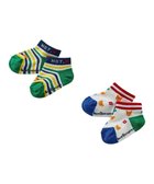 【ミキハウスホットビスケッツ/MIKI HOUSE HOT BISCUITS / KIDS】の【9-19cm / 靴下2足セット】 ローカット ソックスパック マルチカラー|ID: prp329100004541396 ipo3291000000032086712