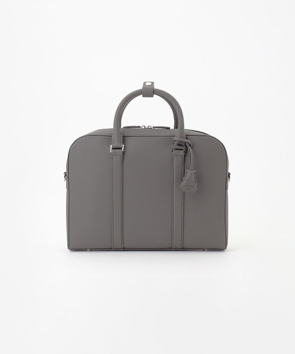 【ジョゼフ オム/JOSEPH HOMME / MEN】のシンセティックシュリンクレザー ブリーフバッグ インテリア・キッズ・メンズ・レディースファッション・服の通販 founy(ファニー) 　ファッション　Fashion　メンズファッション　MEN　バッグ　Bag/Men　アクセサリー　Accessories　チャーム　Charm　リアル　Real　軽量　Lightweight　グレー系|ID: prp329100004541407 ipo3291000000032086764