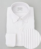 【五大陸/gotairiku / MEN】の春夏向け【形態安定】SUMMERPREMIUMPLEATS_スモールボタンダウンカラー 長袖ドレスシャツ_ストライプ(25年春夏モデル) ライトグレー系1|ID: prp329100004541417 ipo3291000000032086865