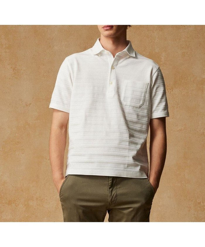 【ジョセフ アブード/JOSEPH ABBOUD / MEN】の【オーガニックコットン使用・日本素材】リンクスボーダー ポロシャツ インテリア・キッズ・メンズ・レディースファッション・服の通販 founy(ファニー) https://founy.com/ ファッション Fashion メンズファッション MEN トップス・カットソー Tops/Tshirt/Men シャツ Shirts ポロシャツ Polo Shirts オーガニック Organic ジャケット Jacket ダウン Down ボーダー Border ポロシャツ Polo Shirt ランダム Random ワイド Wide 夏 Summer 春 Spring S/S・春夏 Ss・Spring/Summer |ID: prp329100004541425 ipo3291000000032086940
