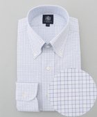 【ジェイ プレス/J.PRESS / MEN】の【PREMIUM PLEATS / 形態安定】スーピマコットンファンシーチェック ドレスシャツ / B.D. サックスブルー系3|ID: prp329100004541426 ipo3291000000032086952