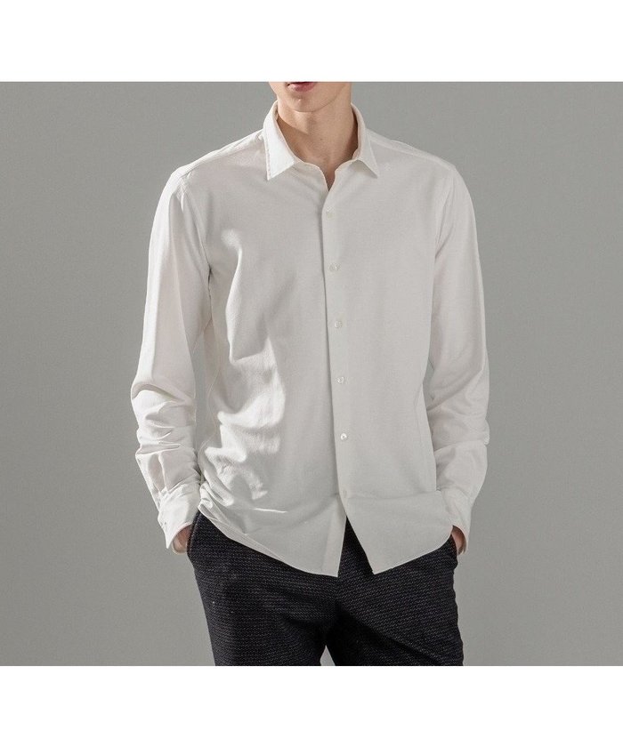 【ジョゼフ オム/JOSEPH HOMME / MEN】のツイルネルジャージー レギュラーカラーシャツ インテリア・キッズ・メンズ・レディースファッション・服の通販 founy(ファニー) https://founy.com/ ファッション Fashion メンズファッション MEN トップス・カットソー Tops/Tshirt/Men シャツ Shirts インナー Inner シェイプ Shape シンプル Simple ジャケット Jacket ジャージー Jersey ストレッチ Stretch ポケット Pocket 冬 Winter A/W・秋冬 Aw・Autumn/Winter・Fw・Fall-Winter 長袖 Long Sleeve |ID: prp329100004541428 ipo3291000000032086970