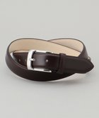 【五大陸/gotairiku / MEN】の定番【アノネイ社】日本製 ボックスカーフ ドレスベルト(24年モデル) ダークブラウン系|ID: prp329100004541431 ipo3291000000032087019