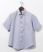 【ジョセフ アブード/JOSEPH ABBOUD / MEN】の【ビジネスシーンに最適・サステイナブル】ソアロンンシャンブレープリント 半袖 シャツ ブルー系5|ID: prp329100004541432 ipo3291000000032635270