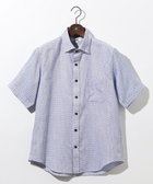 【ジョセフ アブード/JOSEPH ABBOUD / MEN】の【ビジネスシーンに最適・サステイナブル】ソアロンンシャンブレープリント 半袖 シャツ ブルー系5|ID: prp329100004541432 ipo3291000000033463386