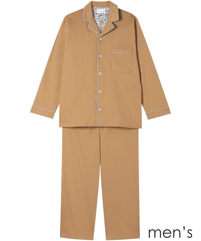 【ウンナナクール/une nana cool / MEN】の【綿100%】やわらか天竺メンズパジャマ MADE WITH LIBERTY FABRIC インテリア・キッズ・メンズ・レディースファッション・服の通販 founy(ファニー) https://founy.com/ ファッション Fashion メンズファッション MEN パイピング Piping パジャマ Pajamas メンズ Mens リラックス Relax おすすめ Recommend ギフト プレゼント Gift Present |ID: prp329100004541433 ipo3291000000032087041