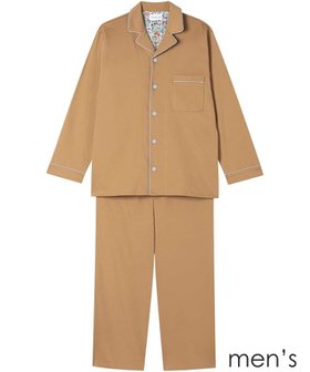 【ウンナナクール/une nana cool / MEN】の【綿100%】やわらか天竺メンズパジャマ MADE WITH LIBERTY FABRIC 人気、トレンドファッション・服の通販 founy(ファニー) ファッション Fashion メンズファッション MEN パイピング Piping パジャマ Pajamas メンズ Mens リラックス Relax おすすめ Recommend ギフト プレゼント Gift Present |ID:prp329100004541433