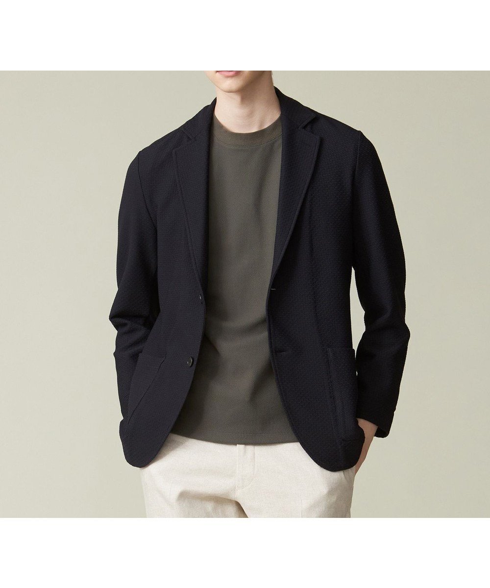 【ジェイ プレス/J.PRESS / MEN】の【ウォッシャブル】コンフィーリンクス ニットジャケット インテリア・キッズ・メンズ・レディースファッション・服の通販 founy(ファニー) 　ファッション　Fashion　メンズファッション　MEN　アウター　Coats Outerwear/Men　テーラードジャケット　Tailored Jackets　ウォッシャブル　Washable　春　Spring　ジャケット　Jacket　セーター　Sweater　リラックス　Relax　S/S・春夏　Ss・Spring/Summer　再入荷　Restock/Back In Stock/Re Arrival　夏　Summer　ネイビー系|ID: prp329100004541441 ipo3291000000032087134