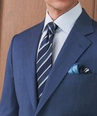 【五大陸/gotairiku / MEN】のGOTAIRIKU別注【日本製】シルク ネクタイ_ストライプ ネイビー系1|ID: prp329100004541451 ipo3291000000032087211