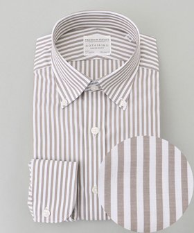 【五大陸/gotairiku / MEN】の【形態安定】PREMIUMPLEATS_ボタンダウンカラー 通年ドレスシャツ_ストライプ(25年春夏モデル) 人気、トレンドファッション・服の通販 founy(ファニー) ファッション Fashion メンズファッション MEN トップス・カットソー Tops/Tshirt/Men シャツ Shirts 春 Spring ストライプ Stripe スーピマ Supima ドレス Dress 定番 Standard レギュラー Regular A/W・秋冬 Aw・Autumn/Winter・Fw・Fall-Winter S/S・春夏 Ss・Spring/Summer 夏 Summer |ID:prp329100004541459