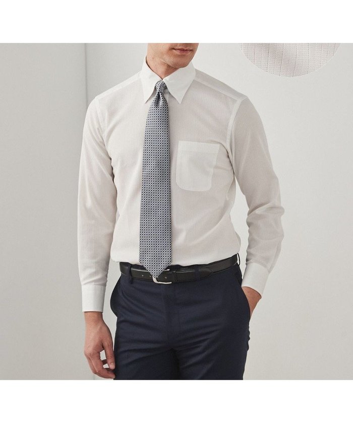 【五大陸/gotairiku / MEN】の春夏向け【形態安定】SUMMERPREMIUMPLEATS_スナップダウンカラー _織柄_ 長袖ドレスシャツ(25年春夏モデル) インテリア・キッズ・メンズ・レディースファッション・服の通販 founy(ファニー) https://founy.com/ ファッション Fashion メンズファッション MEN トップス・カットソー Tops/Tshirt/Men シャツ Shirts イタリア Italy エレガント 上品 Elegant 春 Spring クラシック Classic ストレッチ Stretch スーピマ Supima ドレス Dress 定番 Standard 長袖 Long Sleeve フランス France レギュラー Regular S/S・春夏 Ss・Spring/Summer 夏 Summer |ID: prp329100004541460 ipo3291000000032273416