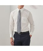 【五大陸/gotairiku / MEN】の春夏向け【形態安定】SUMMERPREMIUMPLEATS_スナップダウンカラー _織柄_ 長袖ドレスシャツ(25年春夏モデル) ホワイト系1|ID: prp329100004541460 ipo3291000000032273417