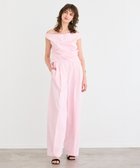 【ベイジ,/BEIGE,】の【接触冷感/UVカット/洗える・anan 2451号掲載】YANN / オフショルダーオールインワン Pink|ID: prp329100004541465 ipo3291000000032465621