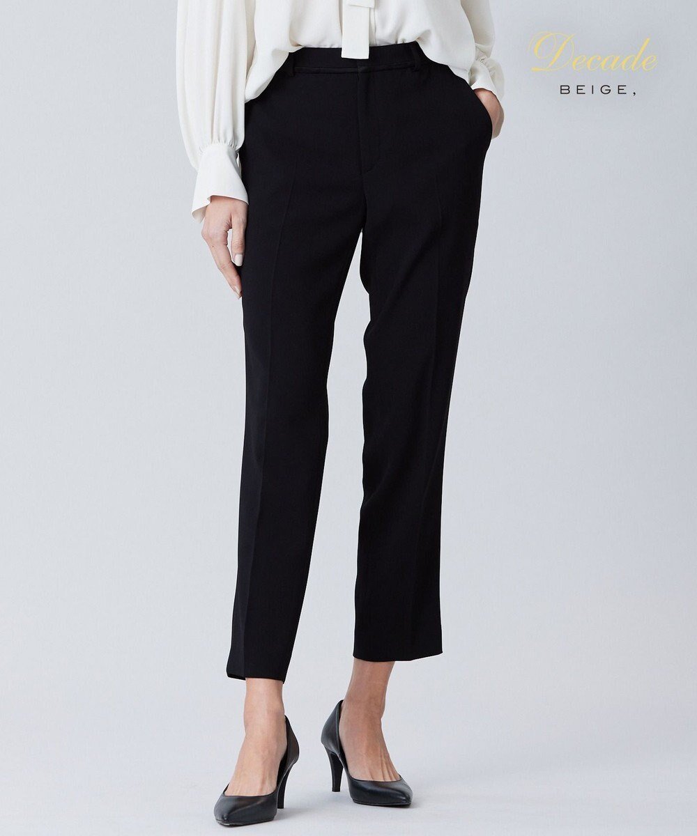 【ベイジ,/BEIGE,】のCINDY/クロップドパンツ インテリア・キッズ・メンズ・レディースファッション・服の通販 founy(ファニー) ファッション Fashion レディースファッション Fashion for Women パンツ Pants & Trousers ウォッシャブル Machine Washable オケージョン Occasion Wear サテン Satin, Glossy Fabric ジャケット Jacket, Outerwear ストレッチ Stretch, Stretchy Fabric ストレート Straight, Straight Cut スーツ Suit, Formalwear セットアップ Set-Up, Coordinated Outfit トリミング Trimming, Decorative Edge 人気 Popular, Best Seller ポケット Pocket, Pocket Detail A/W・秋冬 Autumn/Winter S/S・春夏 SS, Spring/Summer, Warm Season おすすめ Recommended / Our Picks 夏 Summer ビジネス 仕事 通勤 Business / Work / Commuting Black×Black|ID: prp329100004541478 ipo3291000000034252967