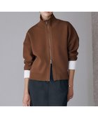 【アイシービー/iCB】の【洗える】シンセティックダブルフェイス ニットトラックジャケット コーヒー系|ID: prp329100004541483 ipo3291000000032087690