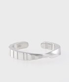【ポール スミス/Paul Smith】のShadow Stripe Emboss オープンリング シルバー|ID: prp329100004541498 ipo3291000000032087812