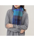 【ジェイ プレス/J.PRESS】のカシミヤチェック マフラー ブルー系3|ID: prp329100004541500 ipo3291000000032087819