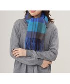 【ジェイ プレス/J.PRESS】のカシミヤチェック マフラー ブルー系3|ID: prp329100004541500 ipo3291000000032365082